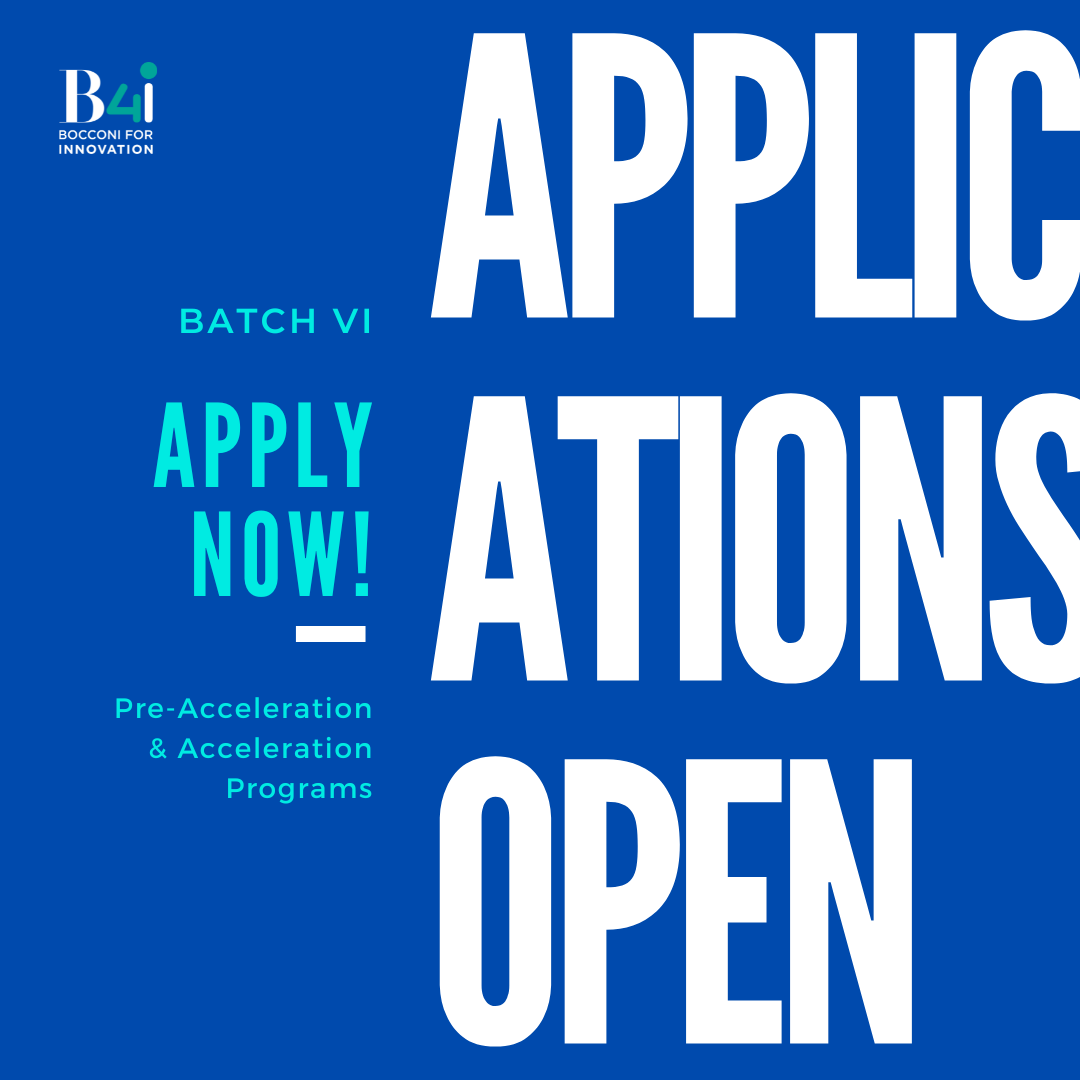 Aperte le candidature alla sesta edizione di Bocconi for innovation