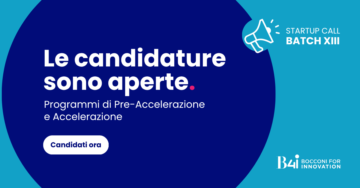 Startup Call Batch XIII – Candidature aperte!